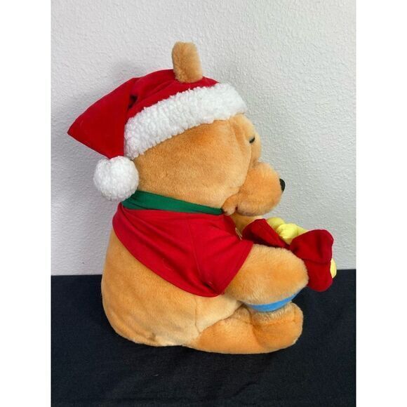 Disney Winnie the Pooh‎ Plush 19" Christmas Holiday Edition Stuffed Animal Toy - Picture 10 of 11